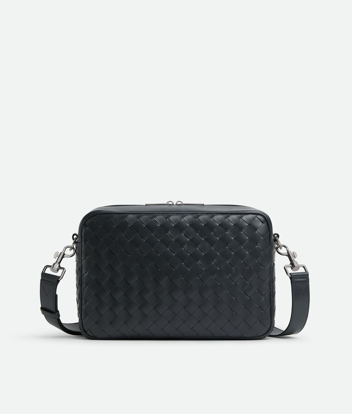 ToBaggy Women's Ardoise Woven Leather Camera Bag