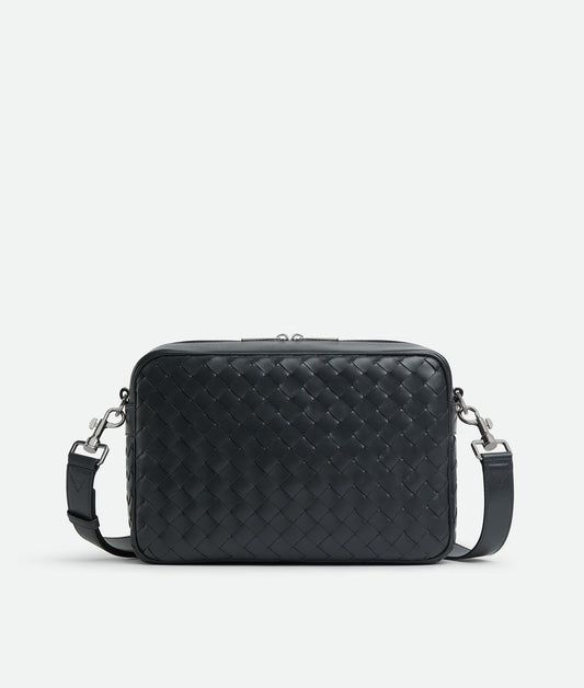 ToBaggy Women's Ardoise Woven Leather Camera Bag