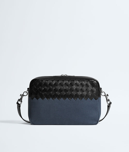 ToBaggy Women's Midnight Black Woven Panel Camera Bag