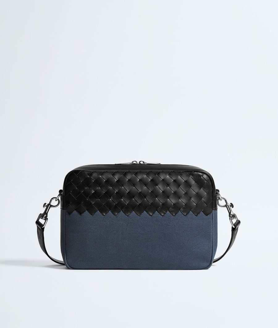 ToBaggy Women's Midnight Black Woven Panel Camera Bag