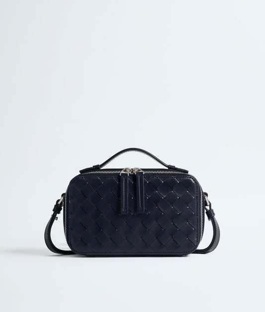 ToBaggy Women's Midnight Woven Calf Leather Phone Pouch